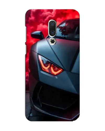 Чохол для Meizu 16 Plus з картинкою «Lamborghini червоне сяйво»