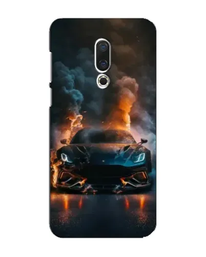 Чохол для Meizu 16 Plus з картинкою «Lamborghini димна естетика»