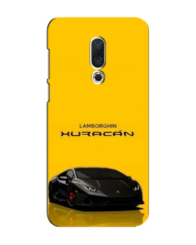 Чохол для Meizu 16 Plus з картинкою «Lamborghini Huracan чорний»