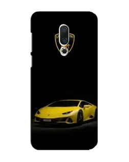 Чохол для Meizu 16 Plus з картинкою «Lamborghini жовтий акцент»