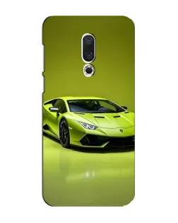 Чохол для Meizu 16 Plus з картинкою «Салатовий Lamborghini Huracan»