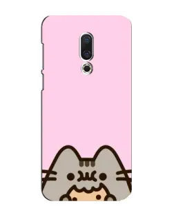 Чохол для Meizu 16 Plus з картинкою «Pusheen та печиво»