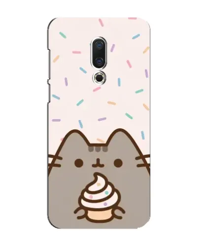 Чехол для Meizu 16 Plus с картинкой «Пушин с кексом»