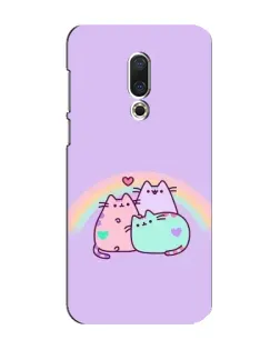 Чехол для Meizu 16 Plus с картинкой «Радужные Пушины»
