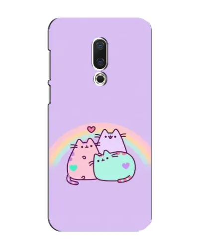 Чехол для Meizu 16 Plus с картинкой «Радужные Пушины»