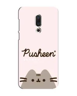 Чехол для Meizu 16 Plus с картинкой «Pusheen логотип»