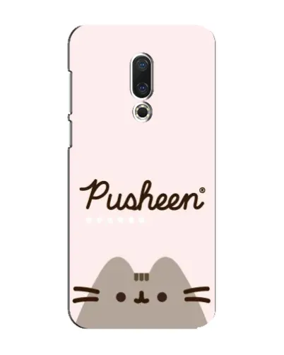 Чехол для Meizu 16 Plus с картинкой «Pusheen логотип»