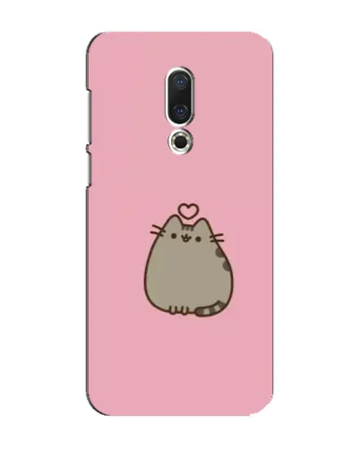 Чехол для Meizu 16 Plus с картинкой «Pusheen сердце»