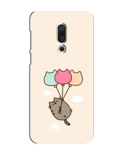 Чехол для Meizu 16 Plus с картинкой «Пушин на шариках»