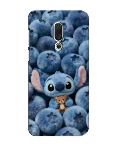 Чехол для Meizu 16 Plus с картинкой «Стич и голубика» Чехол для Meizu 16 Plus с картинкой «Стич и голубика»