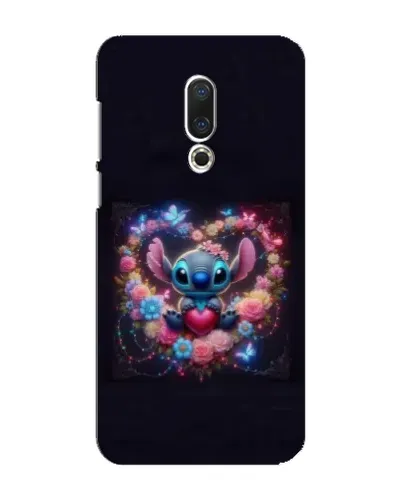 Чехол для Meizu 16 Plus с картинкой «Stitch в цветах» Чехол для Meizu 16 Plus с картинкой «Stitch в цветах»