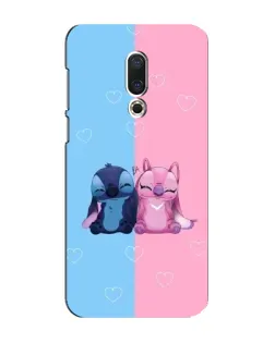 Чехол для Meizu 16 Plus с картинкой «Stitch и Angel Love»