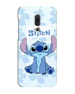 Чехол для Meizu 16 Plus с картинкой «Stitch среди цветов»