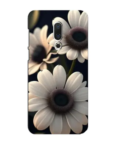 Чохол для Meizu 16 Plus з картинкою «Білі маргаритки макро»