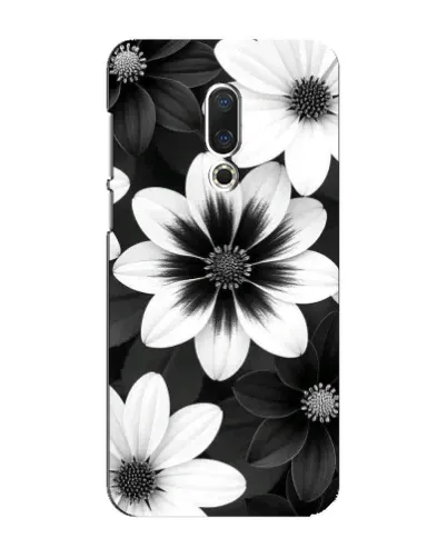 Чохол для Meizu 16 Plus з картинкою «Монохромні айстри»
