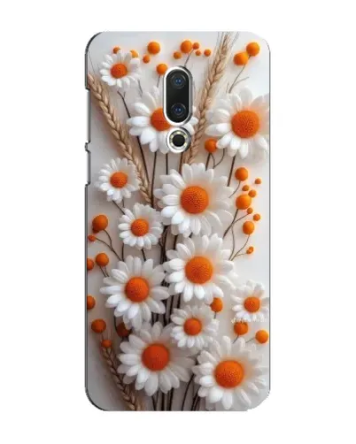 Чохол для Meizu 16 Plus з картинкою «Білі сухоцвіти»