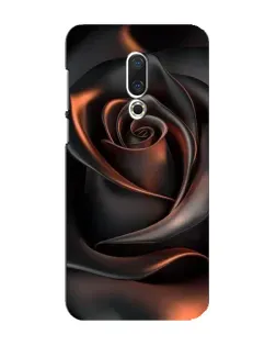 Чохол для Meizu 16 Plus з картинкою «Шовкова чорна троянда»