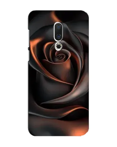 Чохол для Meizu 16 Plus з картинкою «Шовкова чорна троянда»