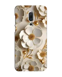 Чохол для Meizu 16 Plus з картинкою «Білі паперові квіти»