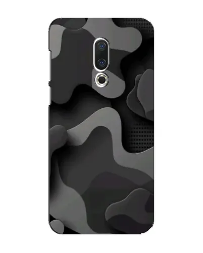 Чохол для Meizu 16 Plus з картинкою «Темний абстрактний камуфляж»