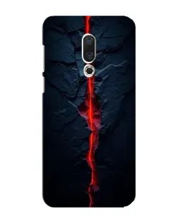 Чохол для Meizu 16 Plus з картинкою «Червона лавова тріщина»