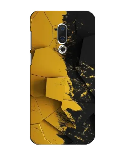 Чохол для Meizu 16 Plus з картинкою «Золоті уламки геометрії»