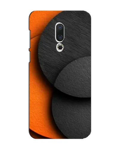 Чохол для Meizu 16 Plus з картинкою «Геометрія помаранчевих кіл»