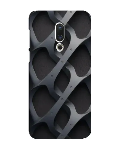 Чохол для Meizu 16 Plus з картинкою «Об'ємне сіре плетіння»