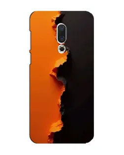 Чохол для Meizu 16 Plus з картинкою «Помаранчевий розлом»