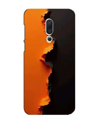 Чохол для Meizu 16 Plus з картинкою «Помаранчевий розлом»