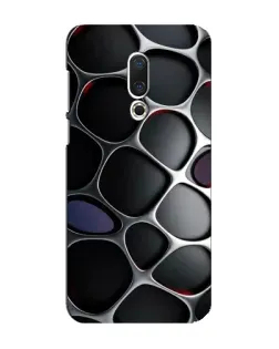 Чохол для Meizu 16 Plus з картинкою «Об'ємна темна решітка»
