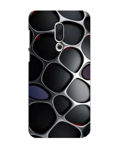 Чохол для Meizu 16 Plus з картинкою «Об'ємна темна решітка»