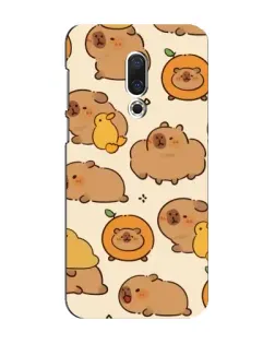 Чохол для Meizu 16 Plus з картинкою «Капібари з апельсинами»