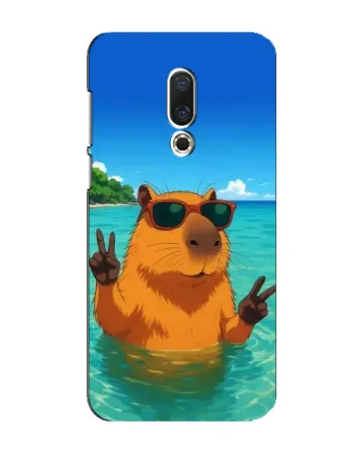 Чохол для Meizu 16 Plus з картинкою «Морська капібара»