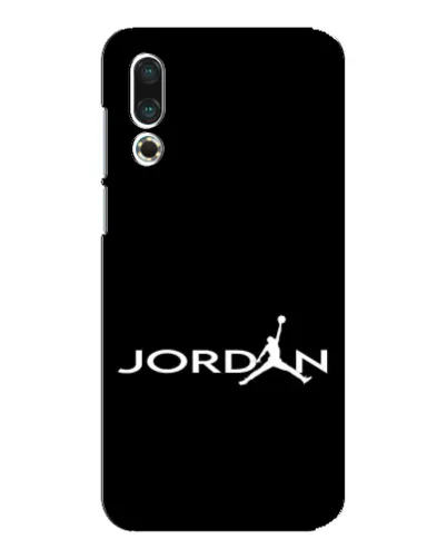 Чехол для Meizu 16s с картинкой «Jordan White Logo»