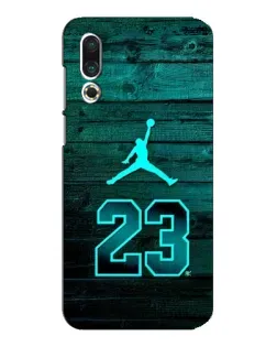 Чехол для Meizu 16s с картинкой «Jordan Cyan 23»