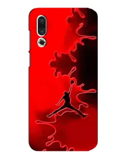 Чехол для Meizu 16s с картинкой «Jordan Red Smoke»