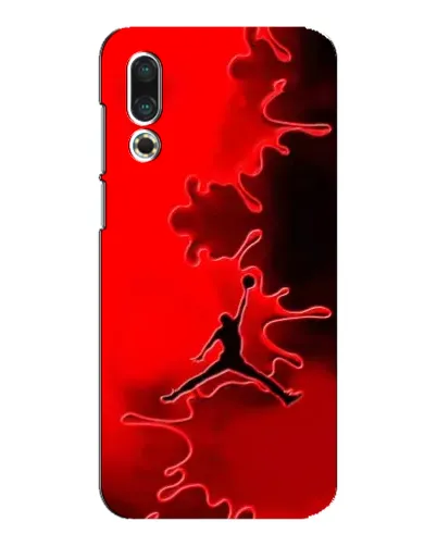 Чехол для Meizu 16s с картинкой «Jordan Red Smoke»