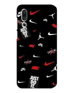 Чехол для Meizu 16s с картинкой «Nike Mix Pattern»