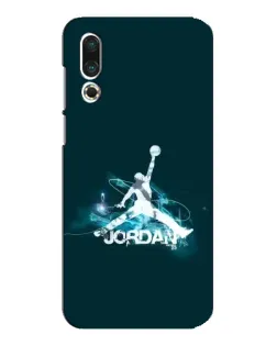 Чехол для Meizu 16s с картинкой «Jordan Blue Fire»