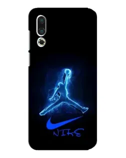 Чехол для Meizu 16s с картинкой «Jordan Neon Blue»