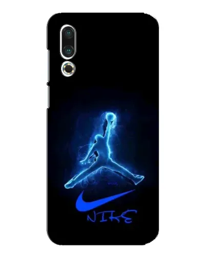 Чехол для Meizu 16s с картинкой «Jordan Neon Blue»
