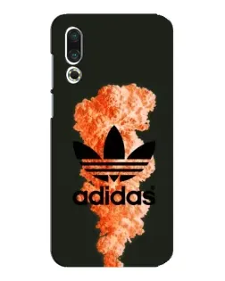 Чехол для Meizu 16s с картинкой «Оранжевый дым Adidas»