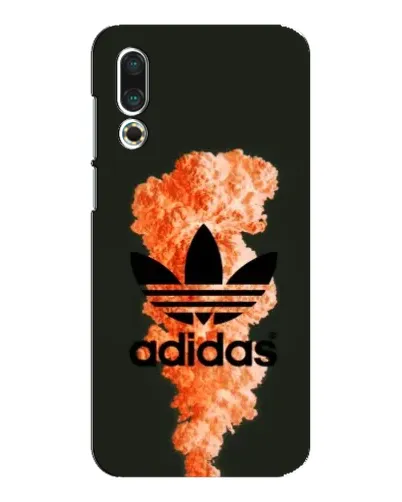 Чехол для Meizu 16s с картинкой «Оранжевый дым Adidas»
