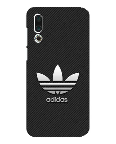 Чехол для Meizu 16s с картинкой «Adidas Карбоновая текстура»