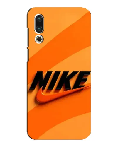Чехол для Meizu 16s с картинкой «Оранжевый драйв Nike»