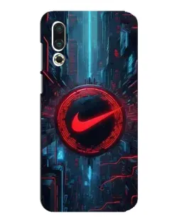 Чехол для Meizu 16s с картинкой «Техногенный стиль Nike»