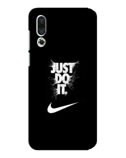 Чехол для Meizu 16s с картинкой «Текстовый принт Nike»