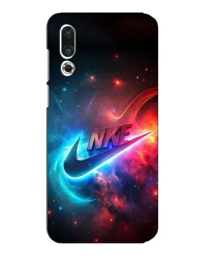Чехол для Meizu 16s с картинкой «Огненный логотип Nike»