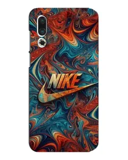Чехол для Meizu 16s с картинкой «Nike в абстракции»